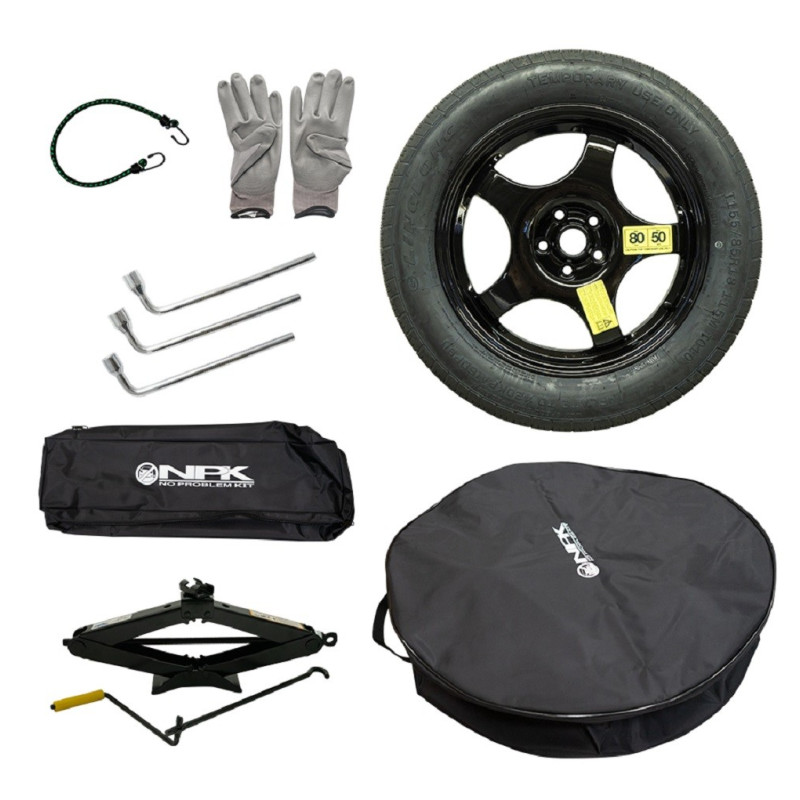 KIT DE RODA DE EMERGÊNCIA EM ALUMÍNIO