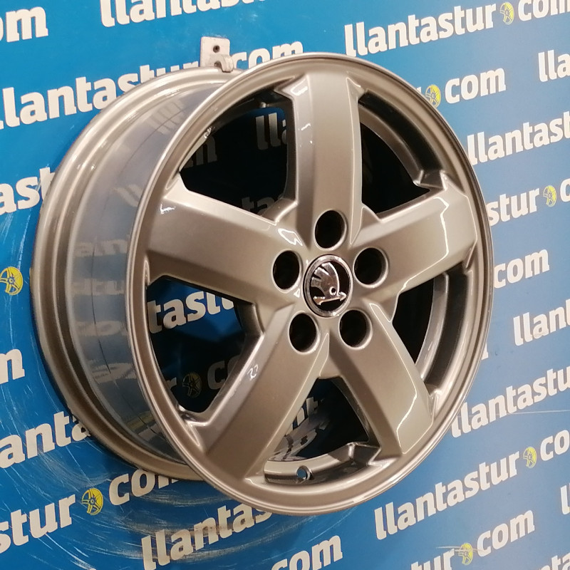 CONJUNTO DE JANTES ORIGINAIS SKODA DE 15"