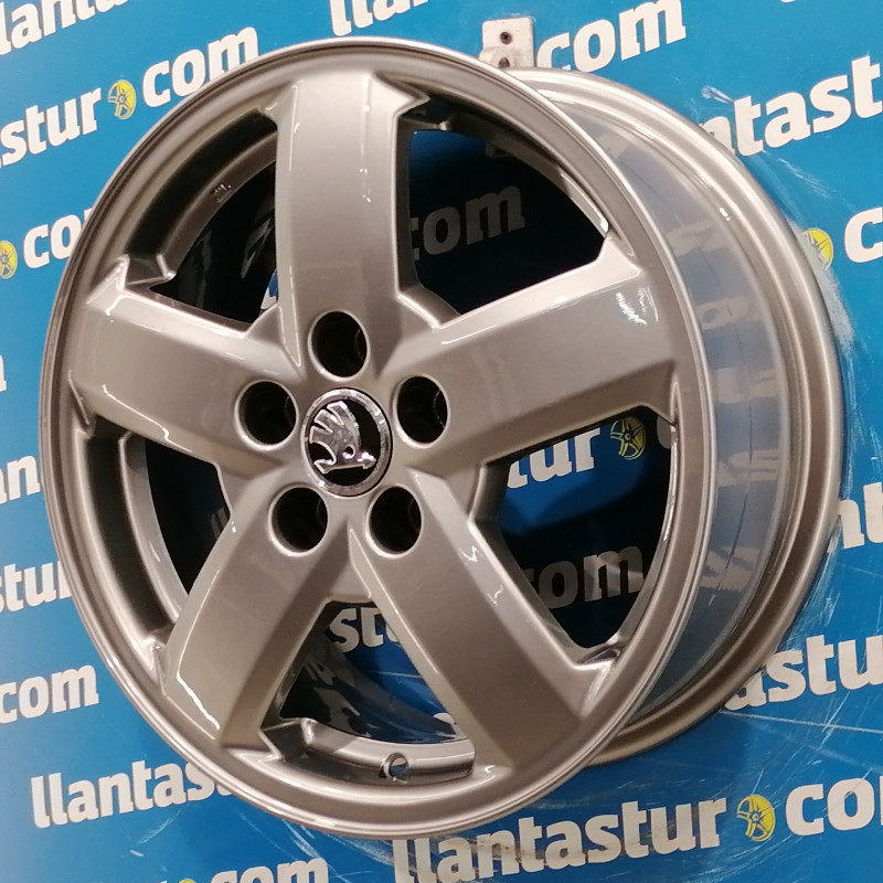 CONJUNTO DE JANTES ORIGINAIS SKODA DE 15"