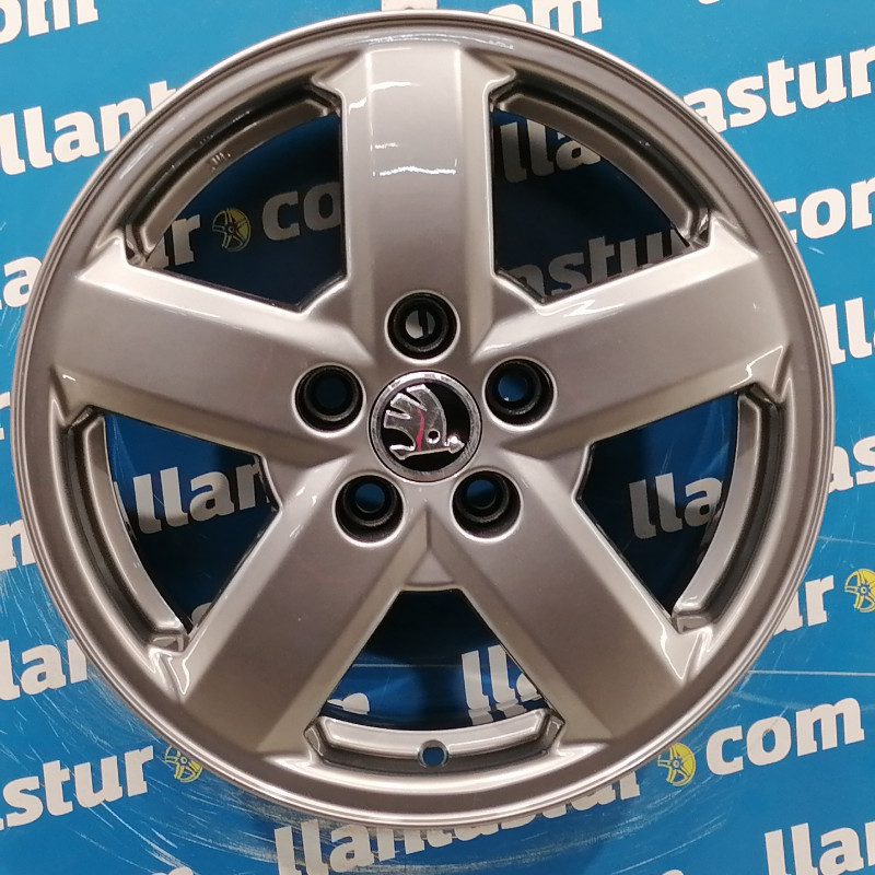 CONJUNTO DE JANTES ORIGINAIS SKODA DE 15"