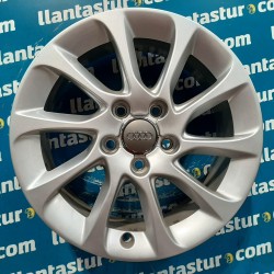JUEGO DE LLANTAS ORIGINALES AUDI EN 16"