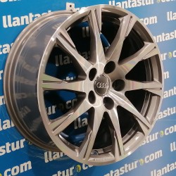 JUEGO DE LLANTAS ORIGINALES AUDI EN 17" 2