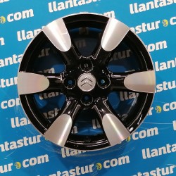 JUEGO DE 5 LLANTAS ORIGINALES CITROEN EN 16"