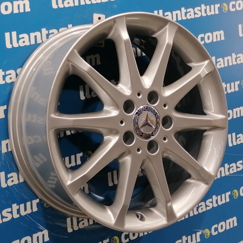 JUEGO DE LLANTAS ORIGINALES MERDECES EN 17"