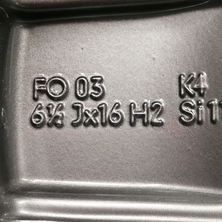 JUEGO DE LLANTAS ORIGINALES FORD EN 16"