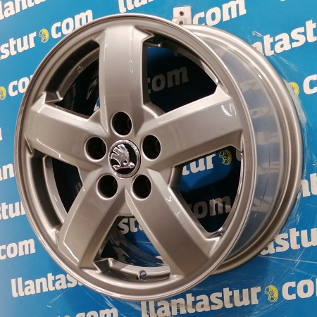 JUEGO DE LLANTAS ORIGINALES SKODA EN 15"