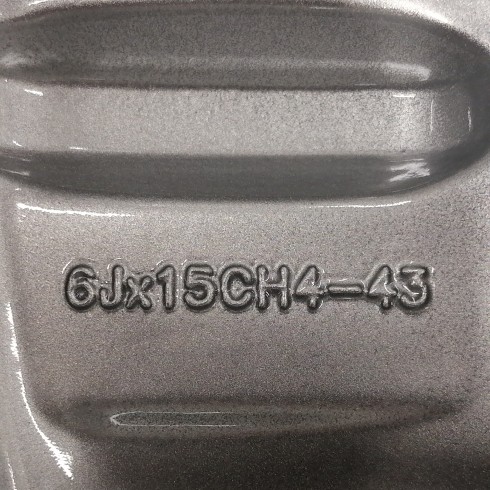 JUEGO DE LLANTAS ORIGINALES DACIA EN 15"