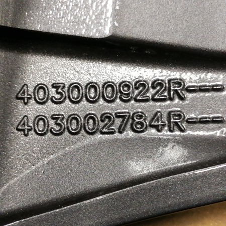 JUEGO DE LLANTAS ORIGINALES RENAULT EN 18"