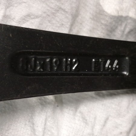 LLANTA SUELTA ORIGINAL VOLKSWAGEN EN 19" 3G0601025BH