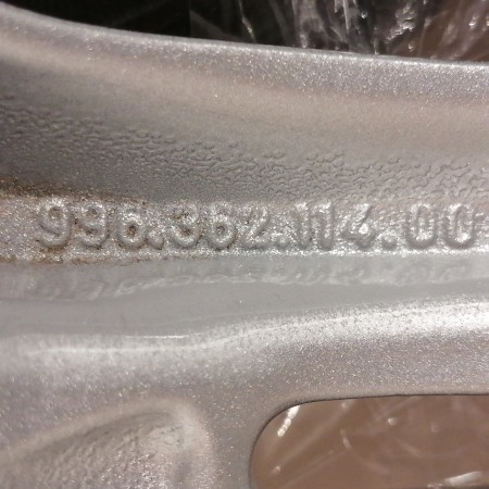 JUEGO DE LLANTAS ORIGINALES PORSCHE BOXSTER EN 16"