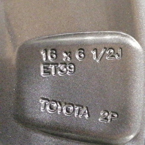 JUEGO DE LLANTAS ORIGINALES TOYOTA EN 17"