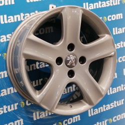 JUEGO DE LLANTAS ORIGINALES PEUGEOT EN 16" 2