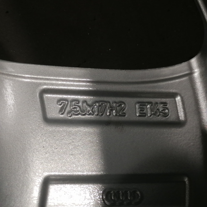 CONJUNTO DE JANTES ORIGINAIS AUDI DE 17"