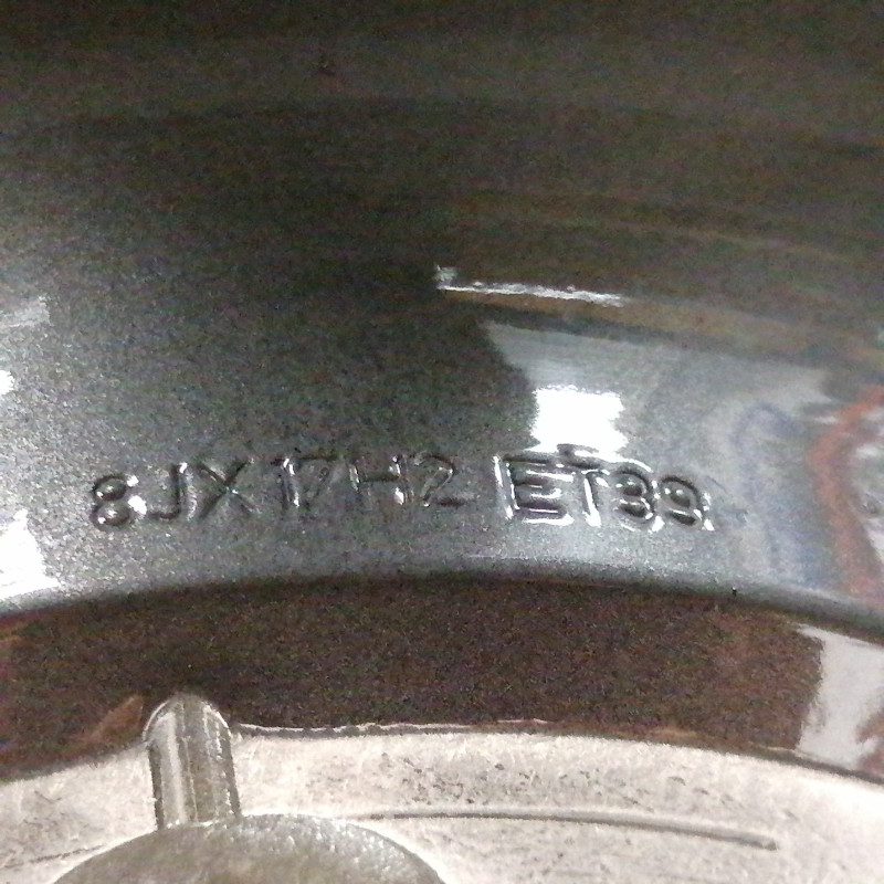 CONJUNTO DE JANTES ORIGINAIS AUDI DE 17"