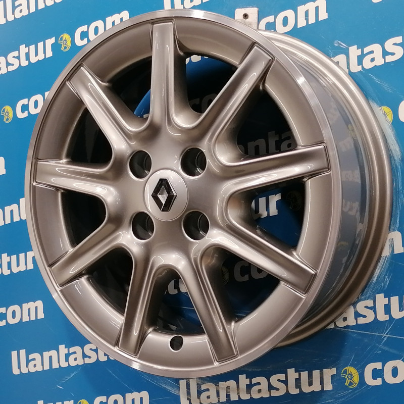 CONJUNTO DE JANTES ORIGINAIS RENAULT DE 15"