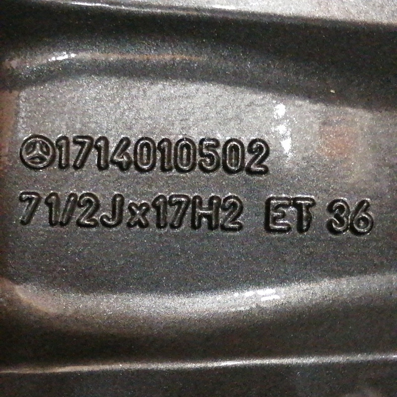 CONJUNTO DE JANTES ORIGINAIS MERCEDES DE 17"