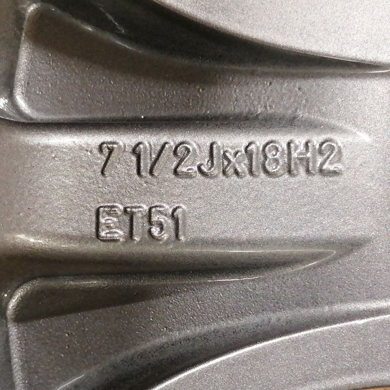 JANTE AVULSA ORIGINAL VOLKSWAGEN DE 18" 1K0601025BA